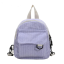 Mini zaino in velluto 19 x 9 x 23 cm Zaino leggero da spalla Zaino urbano da donna Piccolo zainetto da viaggio Zaino per il tempo libero 4