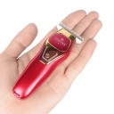 Mini zastrihávač vlasov Prenosný 10,8 x 4,2 cm Dobíjací cez USB-C 3 vodítka 1–3 mm Malý elektrický zastrihávač pre holičstvo aj domov 7