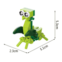 Mini zestaw budowlany 2,3 x 5,1 x 5,3 cm Modliszka 28 elementów Mikro cegły 3D układanka Owady dla dzieci od 9 lat Rozwój kreatywności i motoryki małej 2