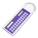 Mini-zonnecalculator in de vorm van een liniaal met vergrootglas 7