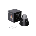 Mini zvlhčovač vzduchu s LED efektem plamene 120 ml Aroma difuzér s USB napájením a nastavitelným 7barevným světlem Do ložnice i kanceláře 3
