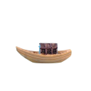 Miniatura de Barco 5,2 × 1 cm Barco Mini Decorativo para Mini Jardim Diorama Paisagem Modelo Lagoa Decoração 6