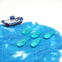 Miniatura decorativa di squalo 10 pz 2