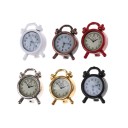 Miniature Metal Alarm Clock for Dollhouse Realistic Decoration with Dial and Two Bells Dimensions 1.5 x 0.5 x 1 cm 6