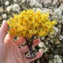 Miniaturmodellbaum Realistischer dekorativer Baum für Dioramen Modelllandschaft handgeformter Drahtstamm 2