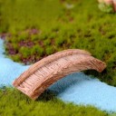 Miniaturno pontão 6,9 × 1,6 cm Ponte decorativa para mini jardim diorama mini paisagem figuras decoração em modelo 3