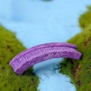 Miniatúrny mostík 6,9 × 1,6 cm Dekoratívny most pre mini záhradu dioráma mini krajinu figúrky modelová dekorácia 2