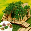 Miniatúrny trs rastlín 3 g Modelové kríky a kry Zelený porast pre dioráma Modelová krajina 5