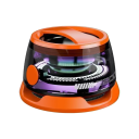 Miniaturowy głośnik Bluetooth 1200mAh Oświetlenie RGB Magnetyczny głośnik bezprzewodowy 3W BT5.3 Przenośny dźwięk stereo Kompatybilny z silikonowym spodem 10