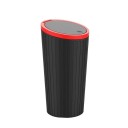 Miniaturowy kosz na śmieci do samochodu 16,3 x 8,5 cm Automatyczny organizer kurzu, wiadro do przechowywania wewnątrz samochodu, kompaktowy kosz na śmieci 2