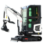 Miniexcavator hidraulic 1.8t JKW-18 Excavator cu accesorii Miniexcavator hidraulic 3