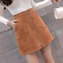 Minifalda de mujer con cremallera A1151 5