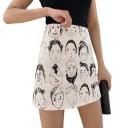 Minifalda estampada para mujer 4