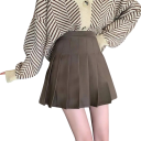 Minifalda plisada de cintura alta para mujer, bonita falda plisada corta de corte A, ropa elegante de moda de verano 6