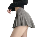 Minifalda plisada sexy para mujer con cintura alta, falda corta tipo A, falda plisada elegante para mujer, prenda de moda para verano y fiesta. 2