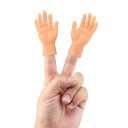 Minihanskat kissoille 8x4 cm Lateksisormet kissoille Hauska lelu ihmisen käden muodossa Turvalliset käsineet kissoille 3