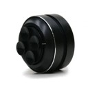Minihögtalare 40 x 25 mm Ljudöverföring på träglaslåda Bluetooth FM-mikrofon färgval svart silver röd 1