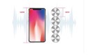 Minihögtalare 40 x 25 mm Ljudöverföring på träglaslåda Bluetooth FM-mikrofon färgval svart silver röd 3