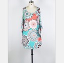 Minikjole med slidser til kvinder - plus sizes 7