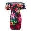 Minikleid mit Blumen A2761 2