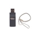 Minikokoinen kannettava USB 2.0 -keskitin, jossa on 3 porttia 4