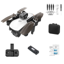 Minikokoinen kokoontaitettava drone 18x16,7x8,3 cm 6K HD -kaksoiskamera 120° laajakulmakuva 30x zoom Esteiden välttely Mobiiliohjaus Kotelo 1