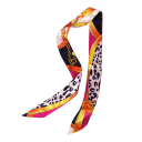 Minimalist Women's Scarf 4 × 100 cm Small Long Thin Multifunctional Fashion Accessory Head Scarf Hairband Bag Decoration 4