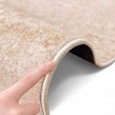 Minimalista szőnyeg Téglalap alakú Melírozott mintával 160 x 80 cm Poliészter Bézs A nappaliba és hálószobába Ágy elé 4