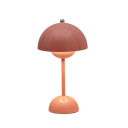 Minimalistická stolní lampa 30 x 16 cm, tvar připomínající houbu, retro styl, kreativní dekorace, nastavitelná intenzita světla, 5V 3