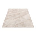 Minimalistischer flauschiger Teppich Rechteckig Mit marmoriertem Muster 160 x 120 cm Polyester Beige Für das Wohnzimmer und Schlafzimmer Bettvorleger 5