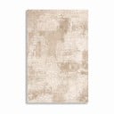 Minimalistischer Teppich Rechteckig Mit abstraktem Muster 300 x 200 cm Polyester Beige Für das Wohnzimmer und Schlafzimmer Unter dem Couchtisch 1
