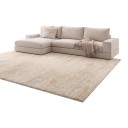 Minimalistisk tæppe Rektangulært Med meleret mønster 200 x 140 cm Polyester Beige Til stuen og soveværelset Under sofabordet 1