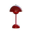 Minimalistyczna lampa biurkowa 30 x 16 cm, kształt przypominający grzyb, styl retro, kreatywna dekoracja, regulowana intensywność światła, 5V 1