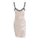 Minivestido de terciopelo para mujer 10