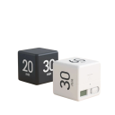 Minutador digital de cozinha em forma de cubo Temporizador recarregável 500 mAh Tempos predefinidos Contagem decrescente para cozinhar 7