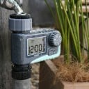 Minuteur d'arrosage pour robinet de jardin avec écran LCD Arrosage automatique du jardin Durée d'arrosage 1 min à 3 h 59 min Fonctionne sur piles 8