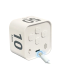 Minuteur visuel numérique 60 minutes avec capteur de gravité Type C USB Minuteur rechargeable 500 mAh pour la cuisine étude douche Rappel de temps 2