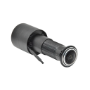 Mirino intelligente con telecamera 150° WiFi 3MP 1080P rilevamento movimento audio bidirezionale app Tuya nero per il controllo dei visitatori alla porta 1