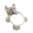 Miroir de sécurité pour enfants dans la voiture 28x21 cm en forme d'éléphant Incassable Grand angle de vue Miroir pour appuie-tête Siège auto Miroir de rétrovision 3