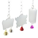 Miroir suspendu avec cloche d'oiseau 1