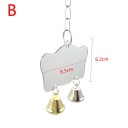 Miroir suspendu avec cloche d'oiseau 3