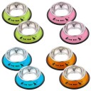 Miska de aço inoxidável para cães e gatos 1