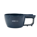 Miska de barbear em plástico 13 x 9,5 cm Recipiente para misturar espuma e sabão com superfície de apoio para o pincel Miska de barbear para uso doméstico 7