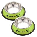 Miska en acier inoxydable pour chiens et chats 12