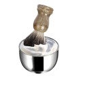 Miska na holicí pěnu, gel nebo mýdlo Tradiční miska na holení Ergonomický design pro snadné vyšlehání pěny 4