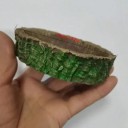 Mistička hüllőknek és kígyóknak 6 cm Teráriumi tálka fának formázva Vízhez és táplálékhoz Dekoráció a terráriumba 6