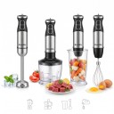 Misturador de Imersão BioloMix 4 em 1 1200 W 6 velocidades e turbo Com picador de 500 ml e recipiente de 600 ml Lâminas em aço inoxidável Preto 7