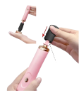 Misturador eléctrico de colas e vernizes 13 x 4 x 4,8 cm Misturador profissional de frascos com 6 bicos e 2 conectores para vernizes 3