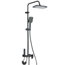 Misturadora de chuveiro com cabeça de chuveiro de chuva e chuveiro manual Chuveiro bidé para água fria e quente com visor digital Sistema 3