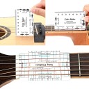 Misuratore dell'altezza delle corde per chitarra 8,5 x 5,4 cm Righello multifunzionale in PVC a doppia faccia per chitarra e basso Scheda 1
